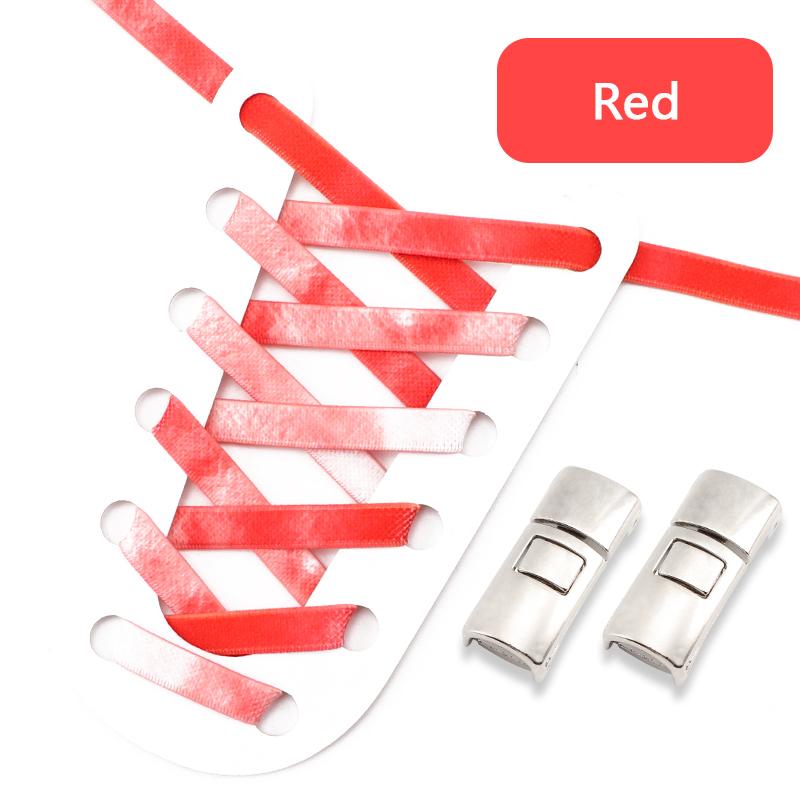 1 Pair Elastic Shoelaces Without Ties Metal buckle Lazy Shoe Laces For  Sneakers Rubber band Sports Enthusiasts Flat Shoes Lace