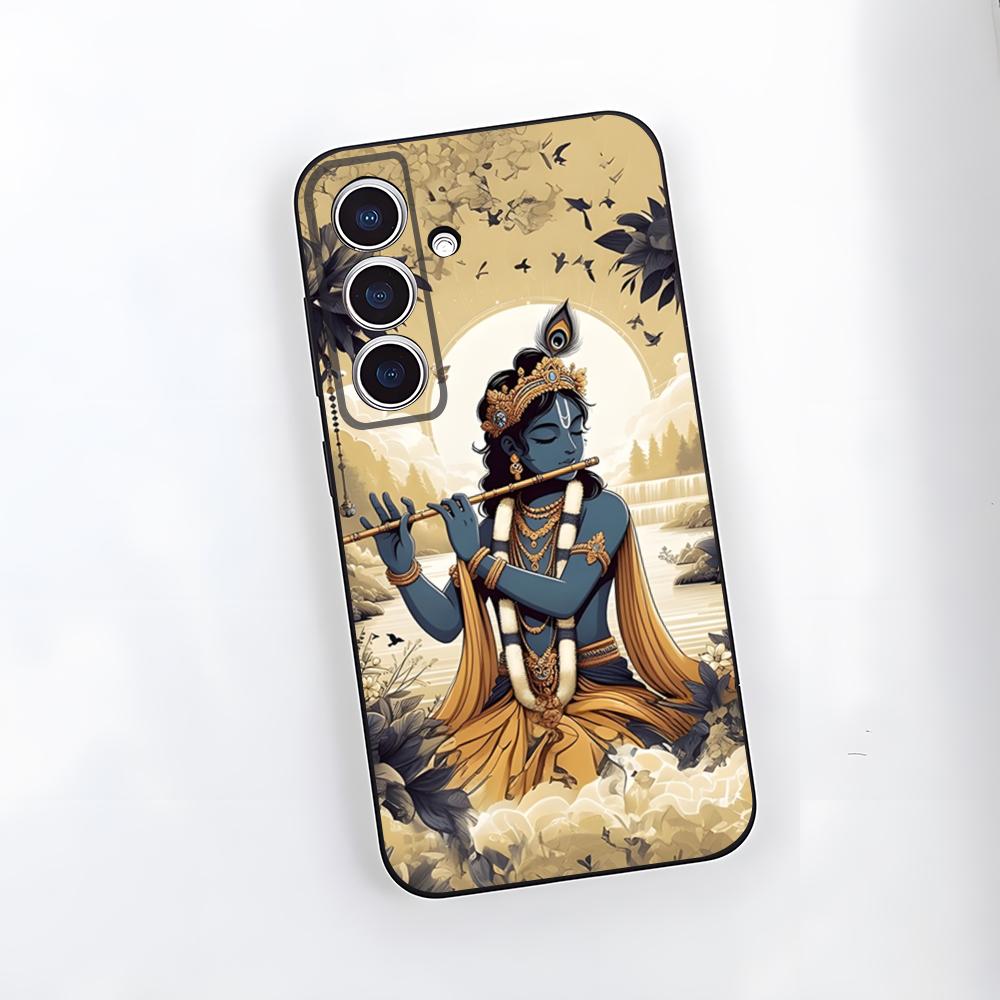 

Indian God Lord Krishna Phone Case For Samsung S26 S25 Plus S20 S20 Plus S22 Ultra S23 FE S21 Plus S21 Ultra Soft Cover Samsung S22