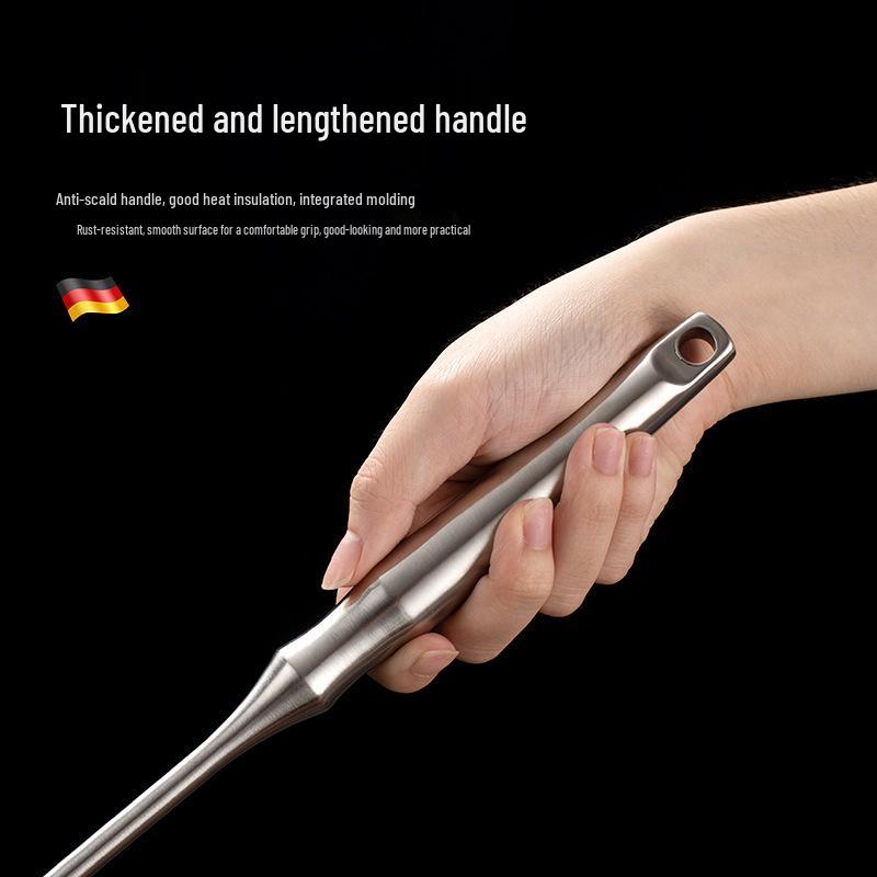 304 Stainless Steel Skimmer Ladle for Noodles, Dumplings, and Frying