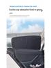 Tesla Model 3/Y Sunshade with Suction Cup - Ice Crystal Opaque Side Window Protection