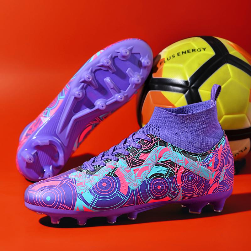 Football Shoes Men Soccer Shoes Kids Football Boots Women Professional Soccer Cleats Antiskid Chaussure Football TF/FG Outdoor Football Shoes