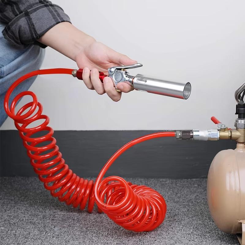 Pneumatic Tools Hose Air Pneumatic Hose Spiral Pipe Air Compressor Hose Long Pneumatic Hose Air Compressors Outer Diameter