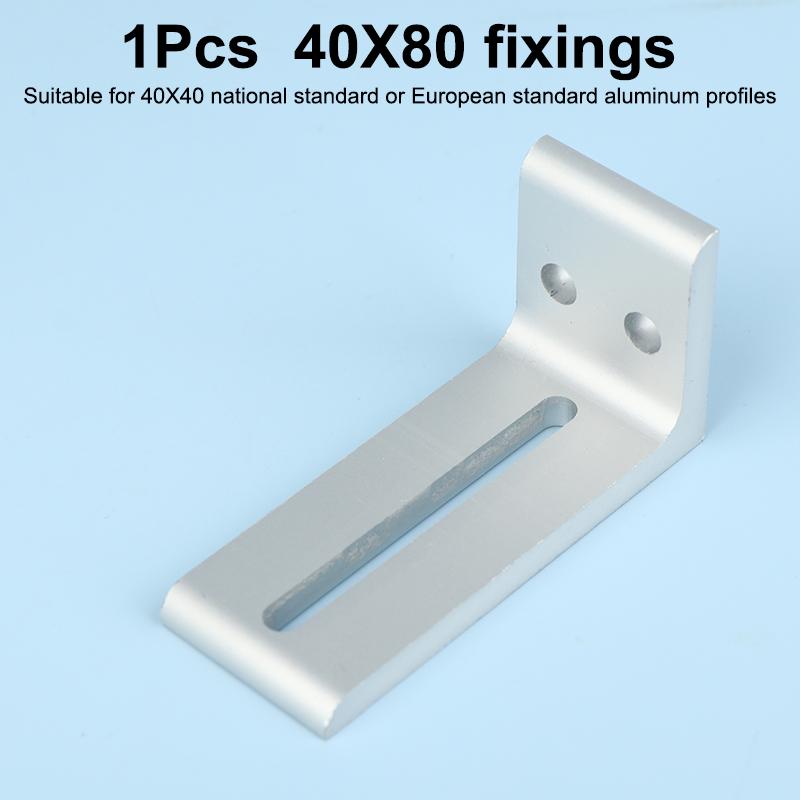 NOWE 1/2 szt. Profile aluminiowe Rama Płyta warstwowa Wsporniki mocujące zewnętrzne 2020 3030 4040