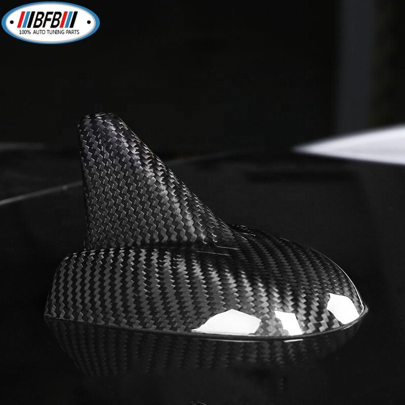 Car Roof Shark Fin Antenna Decorative Aerial Carbon Fiber Roof Antenna for Maserati Levante SUV