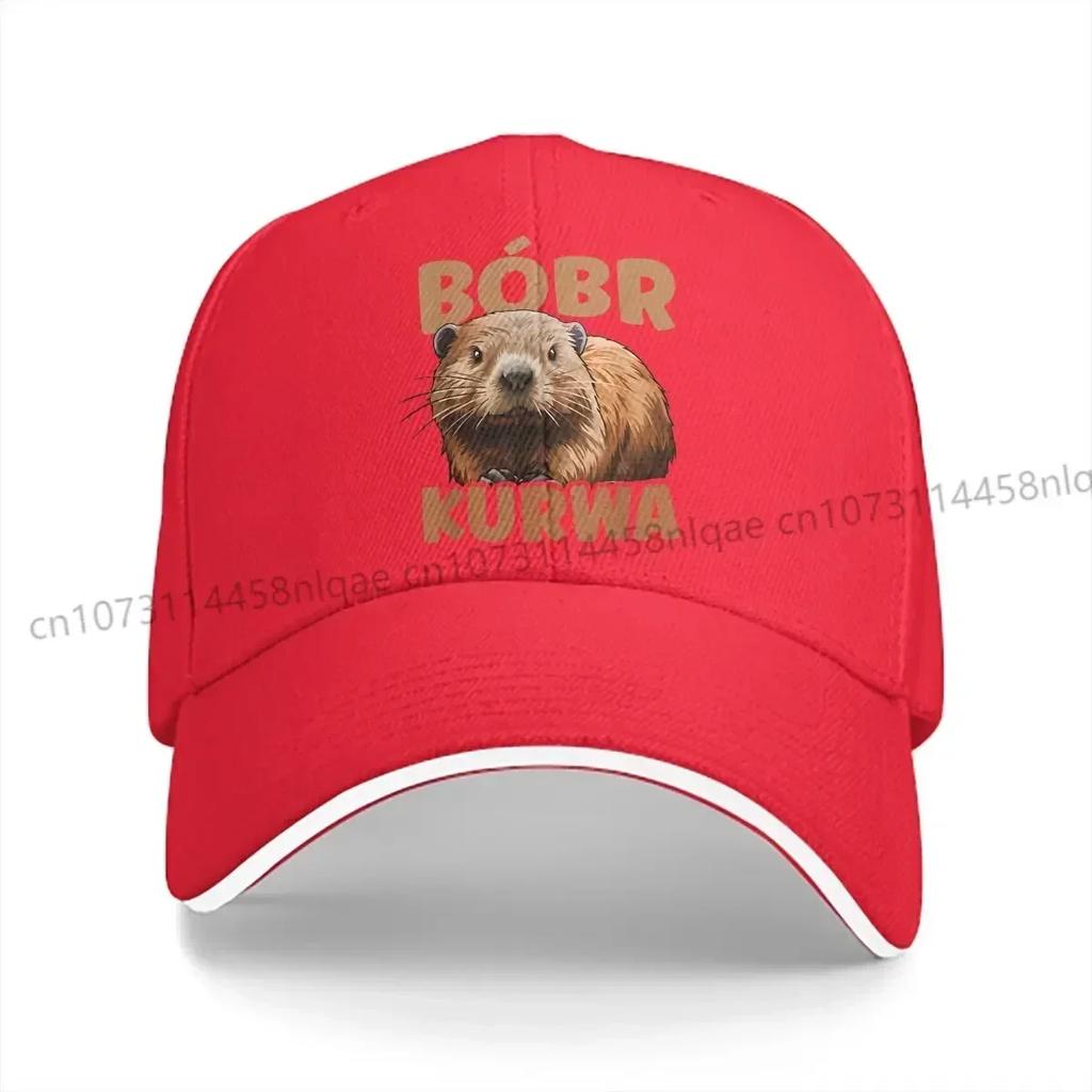 BOBR KURWA Unisex Baseball Caps Peaked Cap Sun Shade Windproof Hat
