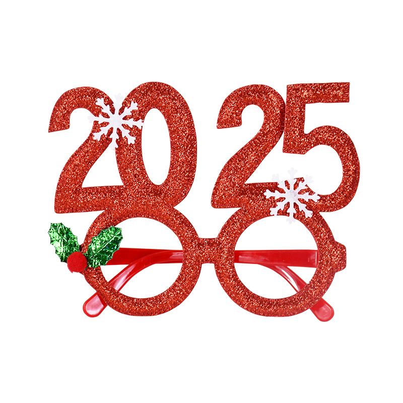 

Рождественские очки 2025 года, реквизит для фотосессии на новогодней вечеринке, рождественские украшения, детские и взрослые очки, подарки для фотобудки, принадлежности, детские сувениры