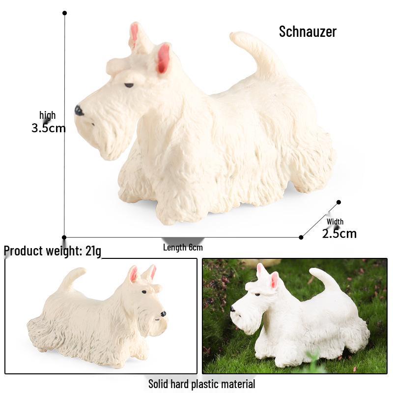 Solid Cute Animal Models: Squirrel, Shiba Inu, Teddy, Hamster, Panda, Flying Squirrel Car/Desktop Ornaments