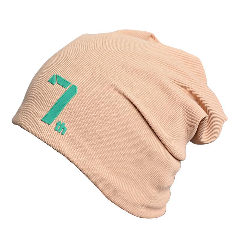 Fashionable Knit Hat With Breathable Cotton For Casual Urban Style