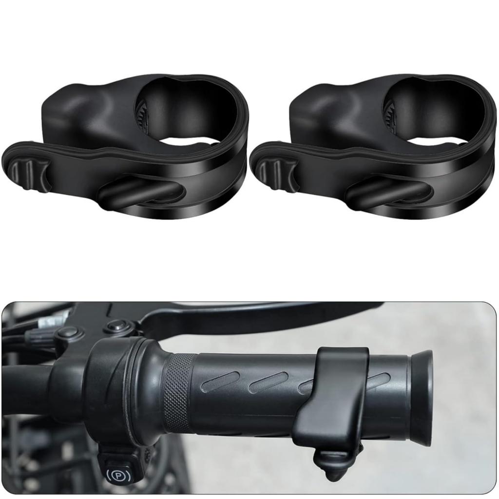 Throttle Assist, Set of 2, For Motorcycles, Throttle Assist, Durable, Easy Installation, Throttle Lock, Bike Parts, Grip Assist, Universal