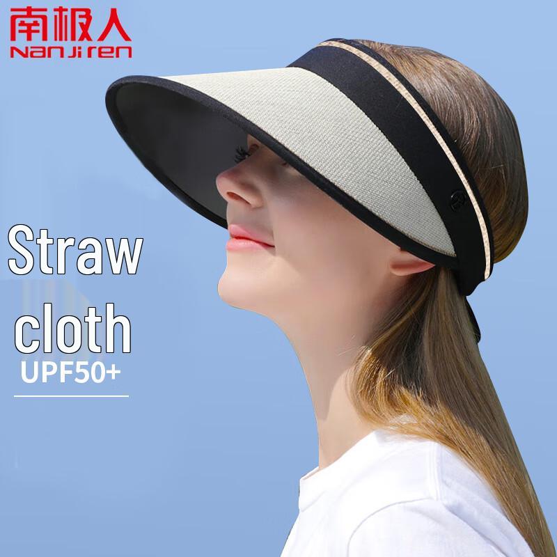 Nanjiren Women s Wide Brim Straw Sun Visor