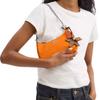 Coach Teri 20 Logo Classic Star Charm Pebble Leather Coated Canvas Crossbody Bag Small Women Crossbody Bag Orange CBG79-SVY2H