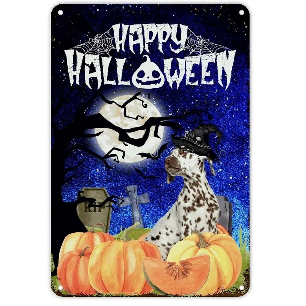 Halloween Pet Costume Metal Tin Sign Party Home Decor