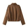 European and American Style, New Women's Clothing, Fashionable, Casual, Versatile, Imitation Deerskin Jacket