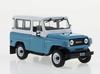 Scale Nissan PATROL 300 1970 Light Overseas Specification Finished Model FIRST43 1/43 H-60 Blue/White F43-164