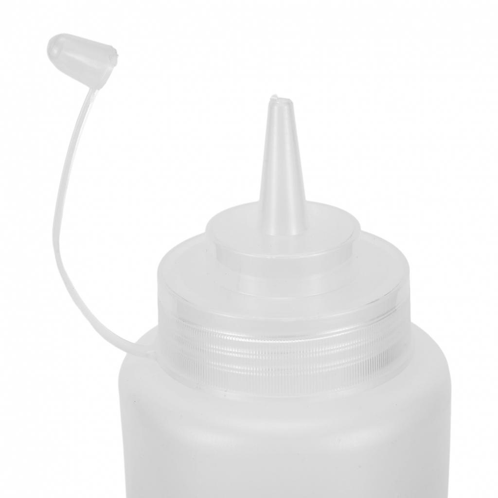 Praktische Plastik-Quetschflasche für verschiedene Würzmittel mit 480 ml Fassungsvermögen