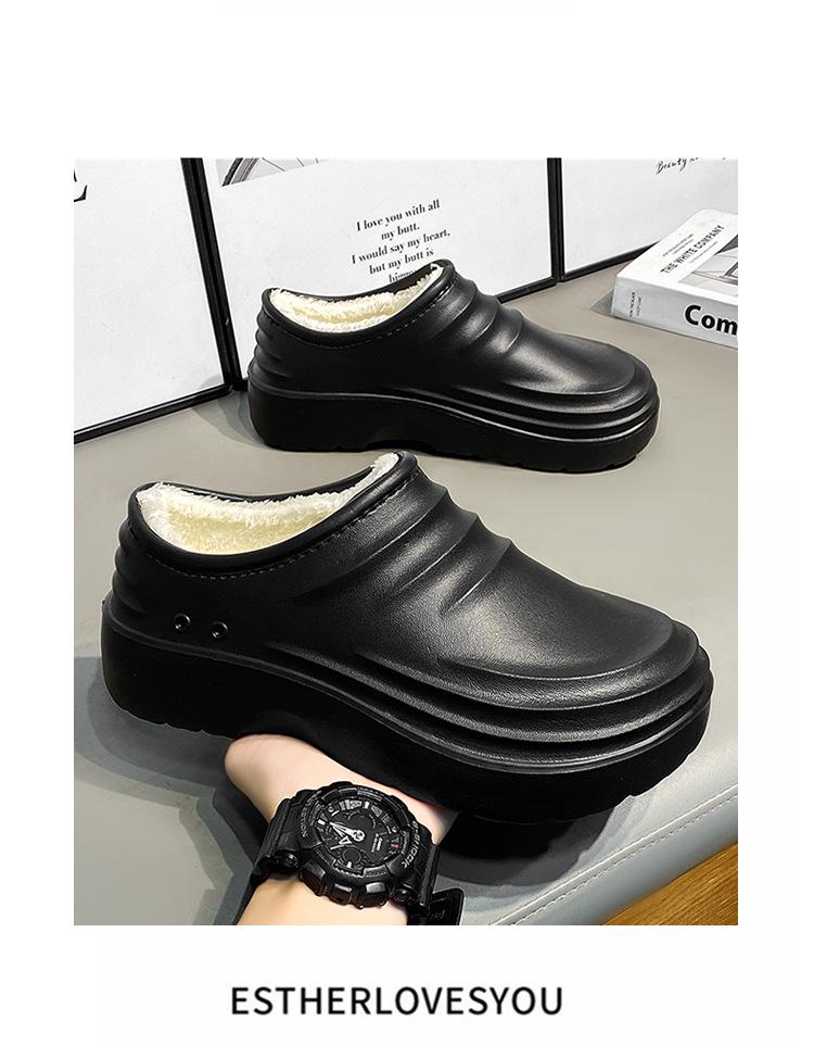 Chef Shoes - Waterproof, Warm, Non-slip, Oil-proof Rain Boots for Autumn/Winter In Restaurants and Hotels