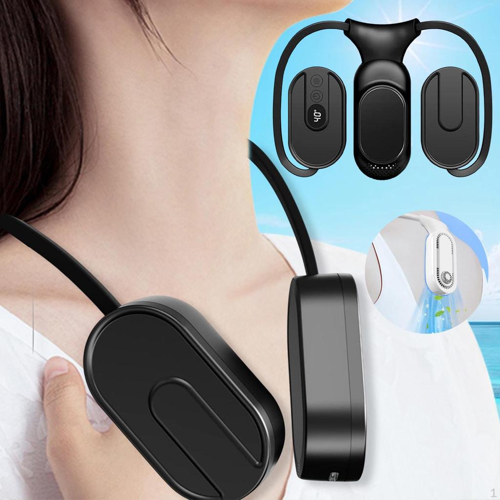 Neck Hang Fan Air Conditioning Portable Cooling Personal for Outdoor Use Indoor