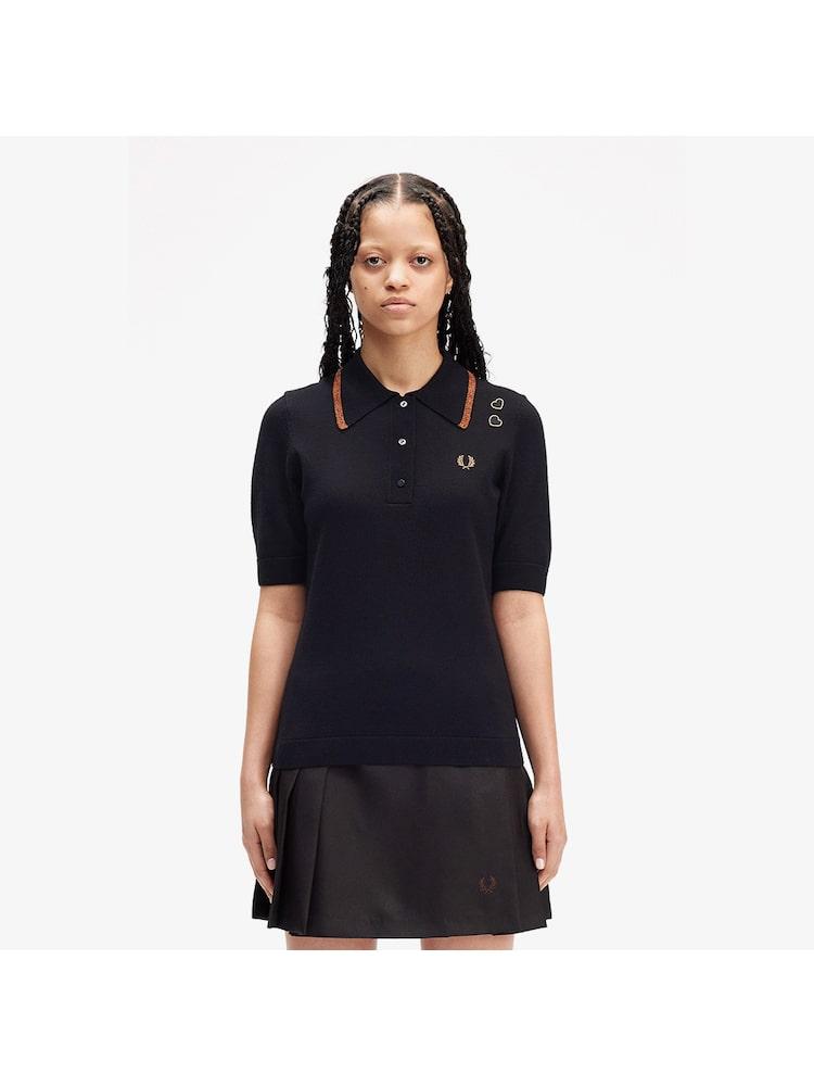 

Fred Perry [amy Winehouse] Metallic Tip Knit Shirt Black Afpf2438118 102 qzgAfpf2438118 102 S