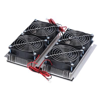 Thermoelectric Refrigeration Cooling System Semiconductor Cooler Air Conditioning Fan 12V 220W