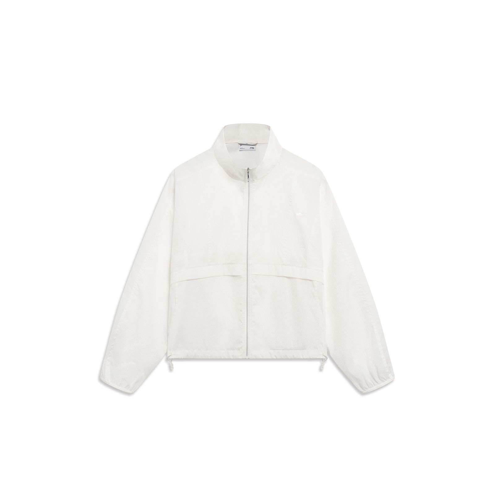 

Li-Ning Women s Sport Life Series Stand Collar Sun Protection Jacket Milky White AJDT168-4 XL