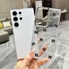 Small Fresh Bow Mobile Phone Case For Samsung S25Ultra Transparent Epoxy S24 Protective Case A05 Female A14