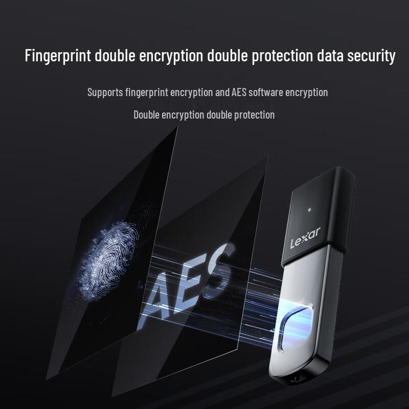 Lexar F35 Pro Fingerprint Encrypted USB 3.2 Flash Drive