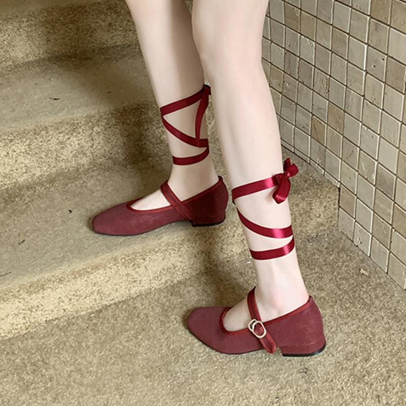 Fashion Bailamos 2025 Autumn Women Flat Shoes Fashion Round Toe Shallow Slip On Mary Jane Shoes Soft Flats Casual Dress Single Shoes