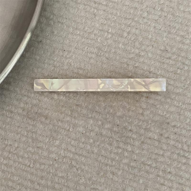 Süße Acetat Haarspangen Lange Haarspangen Bunt Schildpatt Geometrisch Seitliche Spangen Damen Haarschmuck