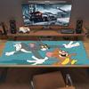 Tom and Jerry Print  Cushion Non-slip Laptop Tablet Big Mousepad XXL Mat Mini PC Playmat With Lock Edge