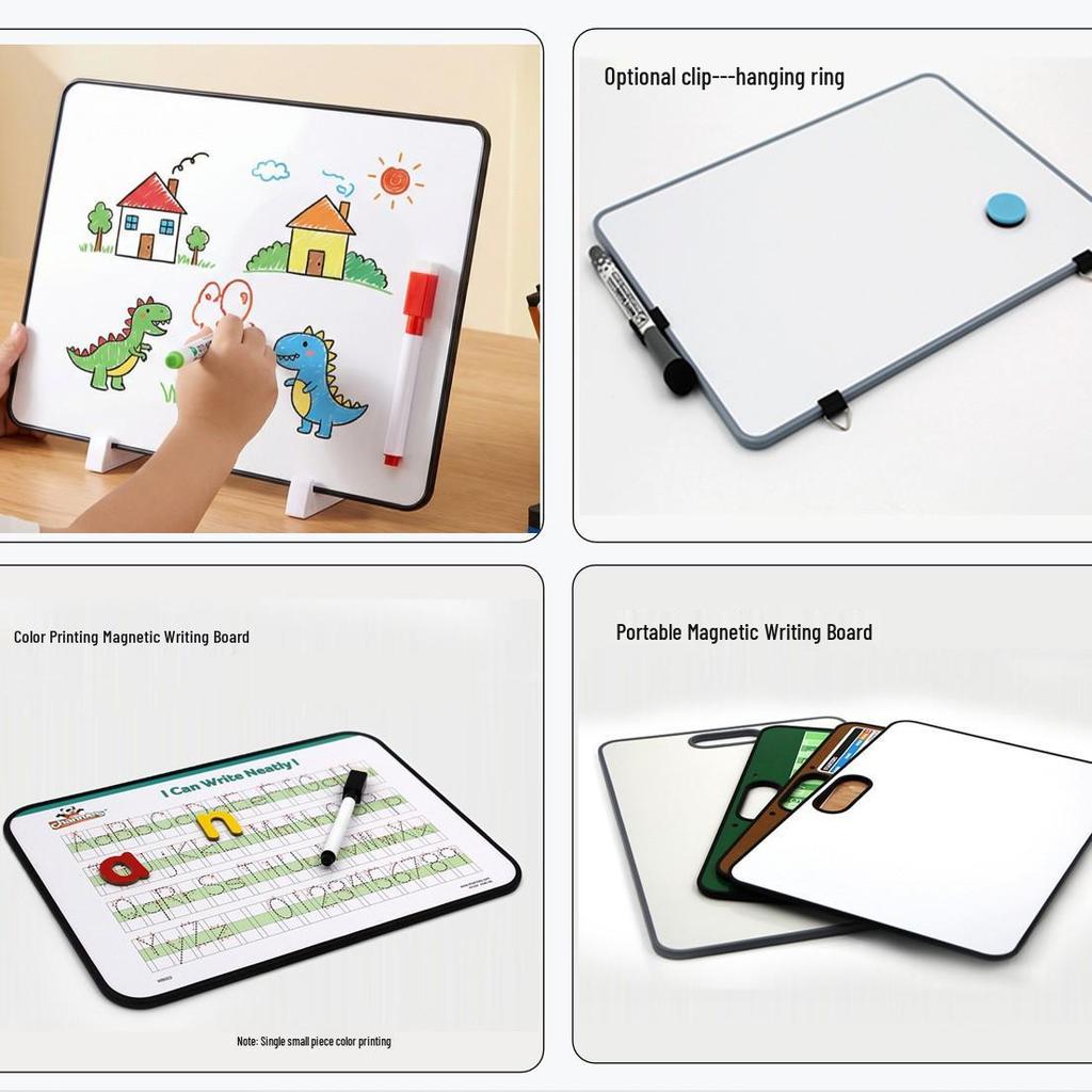 Double-Sided Magnetic Erasable Whiteboard for Office, Home, or Teaching