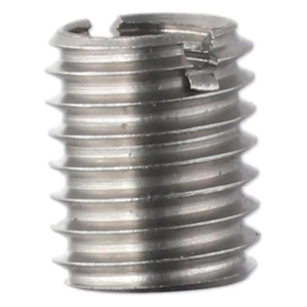 5Pcs Stainless Steel Thread Repair M8  Female Insert Kit Thread Adapters Sleeve  Adapters