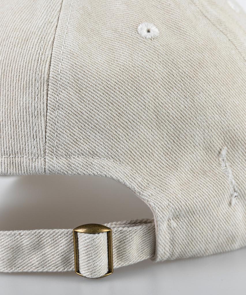 Wig Move Forward Damaged Ball Cap - Light Beige