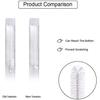 Bottle Brush, 12Pcs Cleaning Brush Set Multipurpose Pipe Bottle Brush, Keyboard, Test Tube, Kettle Mouth, Sink, Bottles, Coffee Machine (White)