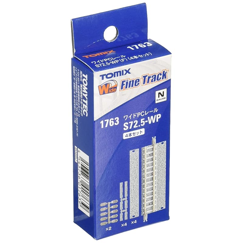 

TOMIX N gauge Wide PC rail S72.5-WP F set of 4 1763 model train supplies