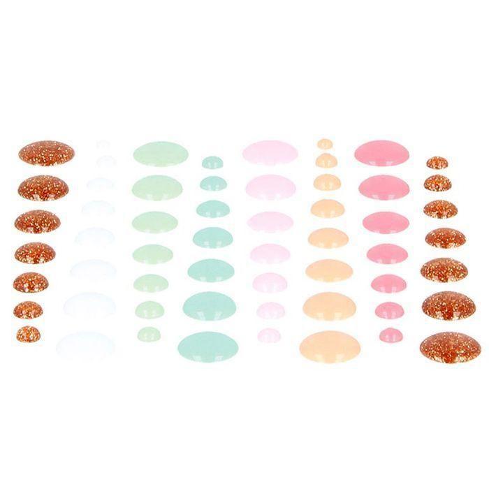 64 Enamel Drops - Multicolored