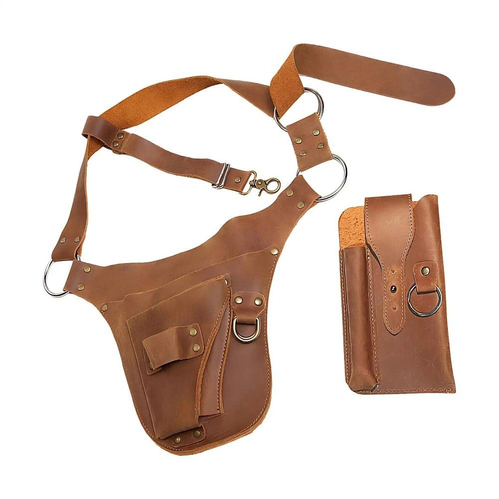 Rivet Decor Tool Pouch Punk Style Hip Bag Florist Tool Utility Belt  Outdoor Activities