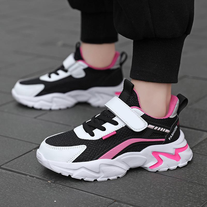 Classmates, boys and girls, children's sports shoes, mesh breathable running shoes, summer mesh shoes, in middle-aged and older children
