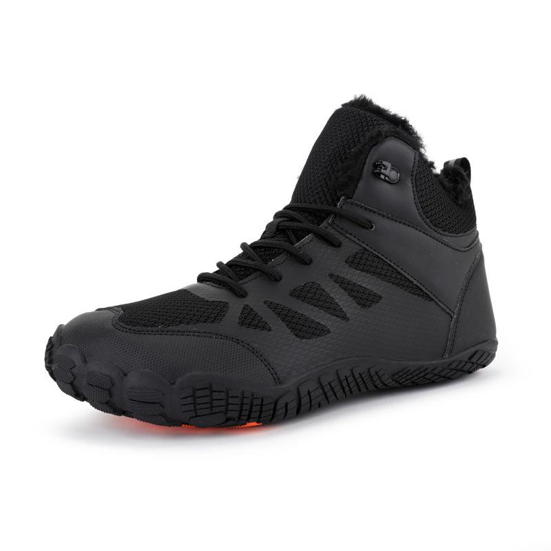 New winter outdoor breathable five-finger couple velvet cotton shoes lightweight warm mountaineering snow boots