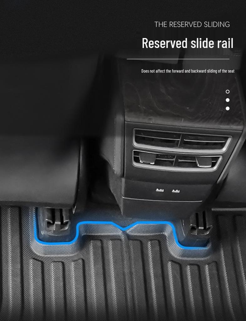 Waterproof TPE Floor & Trunk Mats for 2022 Tesla Model X (LHD & RHD)