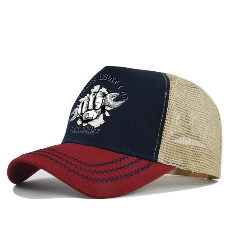 Yeni 2025 İlkbahar Yaz Baskılı File Nefes Alabilir Beyzbol Şapkası Kişilik LOGO Erkek Kadın Çiftler İçin Vizörlü Şapka Casquette Gorras