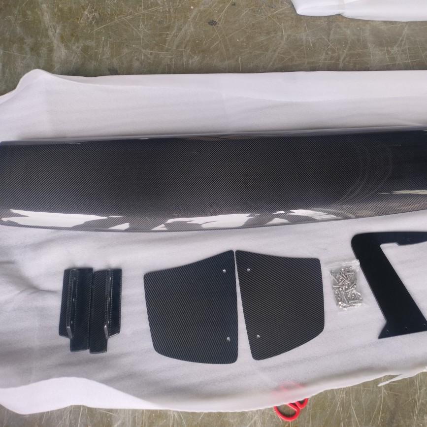 Carbon Fiber Rear Spoiler for Three-Box Cars – Wet or Dry Carbon Options Available