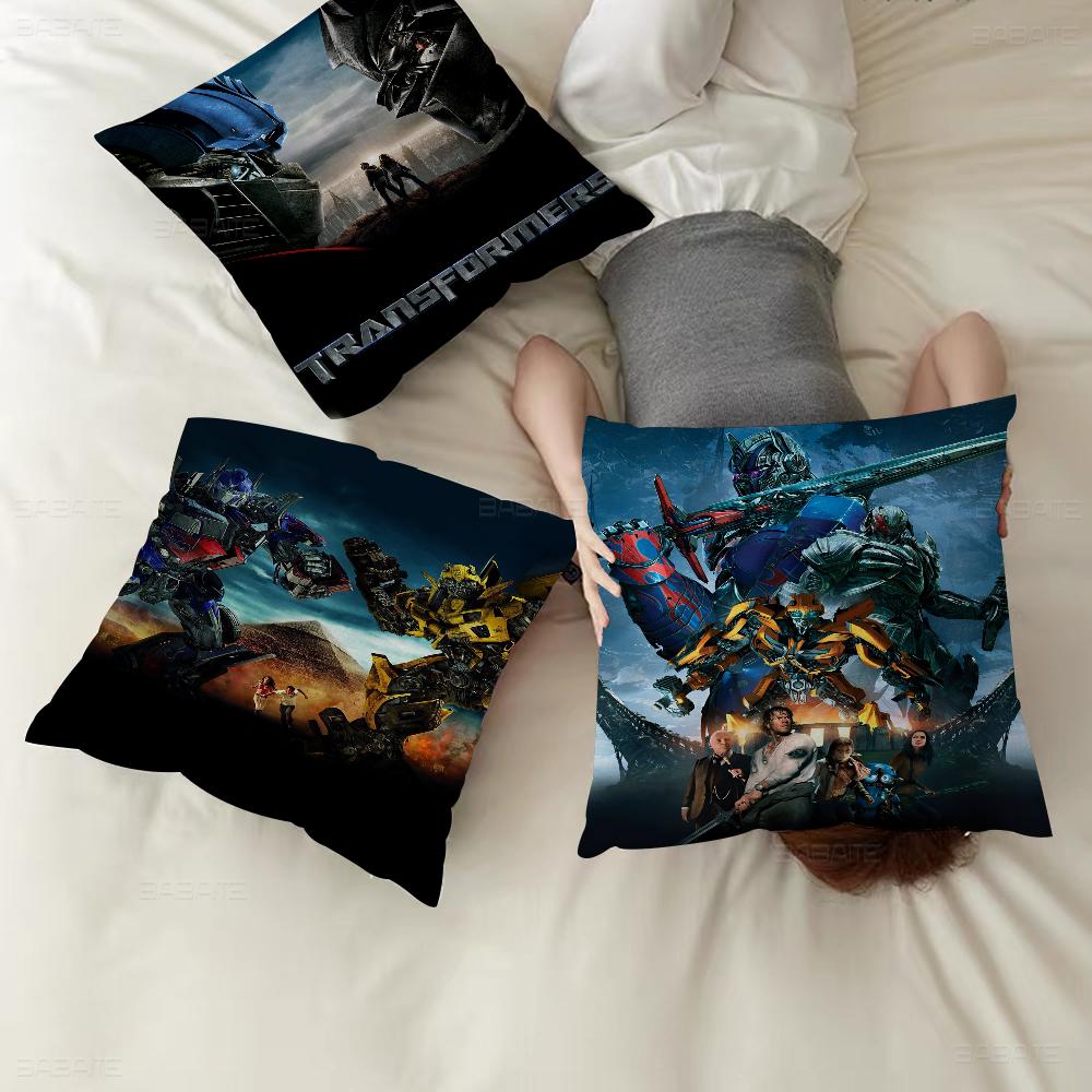 T-transfor-mers Cushion Cover Pillow Cover Decor Pillowcase Printed Cushion Case For Couch