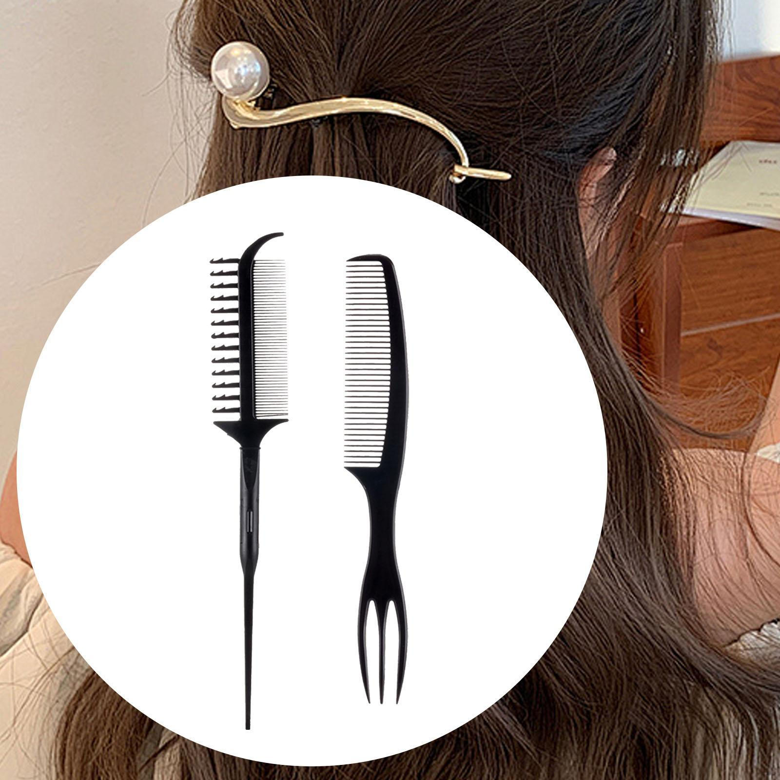 

Tail Comb Styling Brush for Detangling, Easy Detangling Salon Hair Comb, Pointed