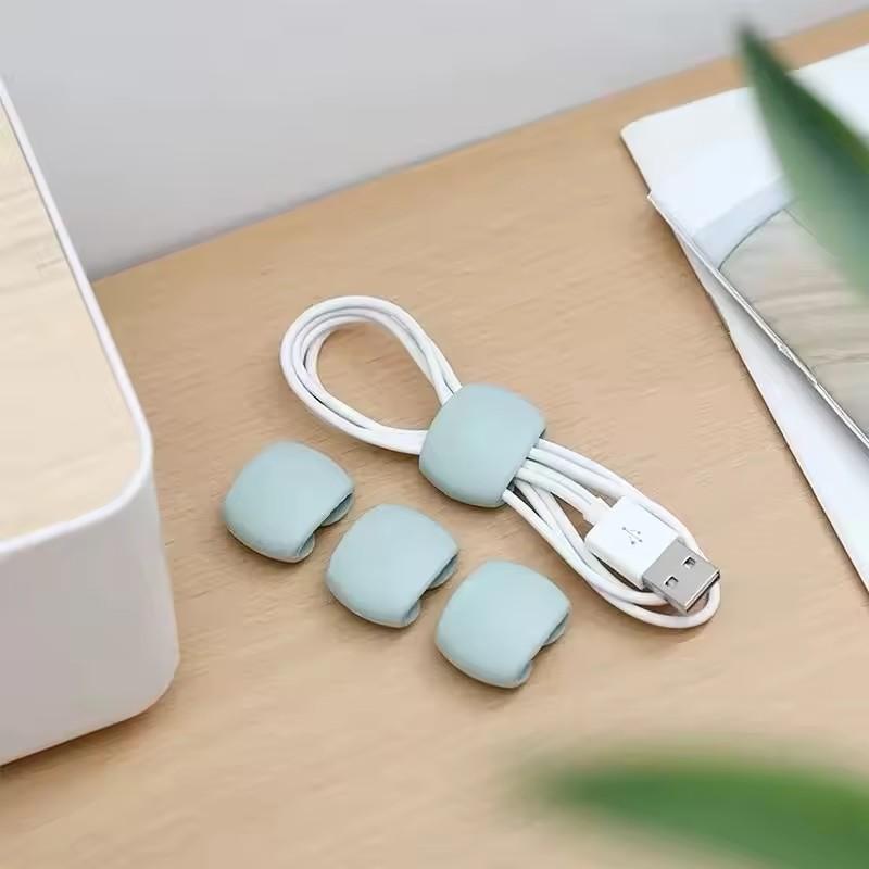 20/10/5/1Pcs Charge Cable Protectors Travel Data Cord Clip Decoration Earphone Charging Cables Storage Buckle Cable Organizer