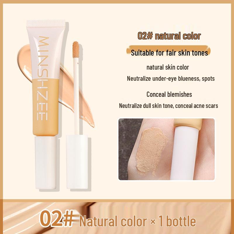 Увлажняющий консилер-карандаш MINSHZEE: Маскирует поры, следы от акне и темные круги для студентов.