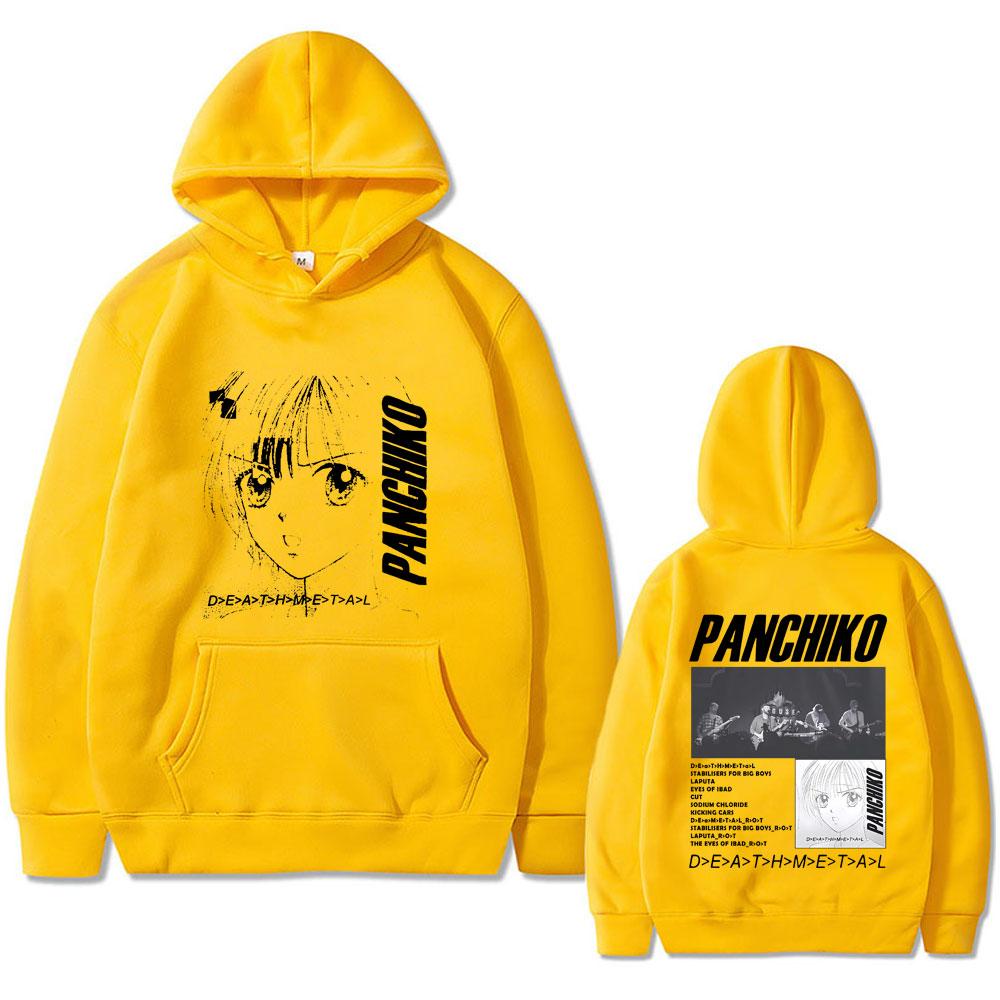 Rock Band Panchiko Album Graphic Hoodie Women Gothic Vintage Oversized Sweatshirt  Women Fleece Hoodies