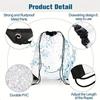 Foldable Drawstring Backpack Large Capacity Jelly Bag Simple PVC Transparent Bag  Mountaineering