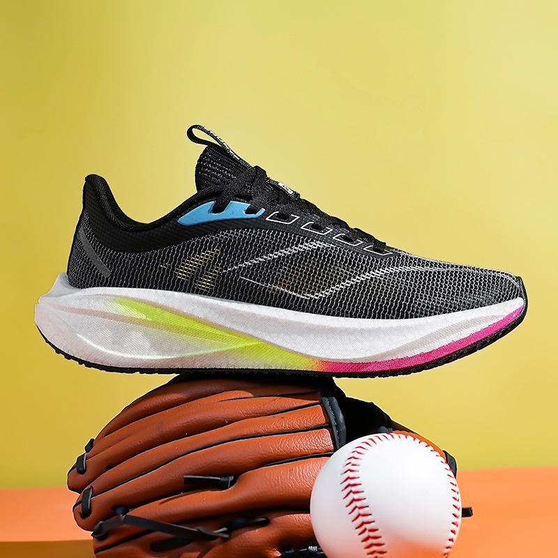 

Feidian 5C shoes carbon board running shoes men s high school entrance examination sports students older children non-slip professional youth sport 44 чёрный