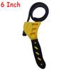 6inch 8inch Belt Wrench Adjustable Oil Filter Jar Opener Pipe Multifunctional Puller Strap Spanner Cartridge Disassembly Tool