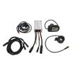 Electric Bicycle Modification Kit LCD5 Display Meter 15A Metal Case Controller 1 To 2 Cable Bike DIY Modified Set
